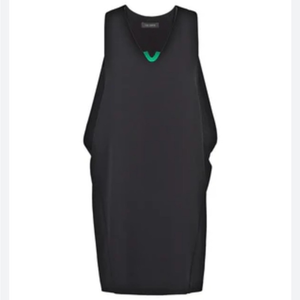 Cop Copine Womens Dress Franz  Sleeveless V-neck Flowy Open Sleeve 42